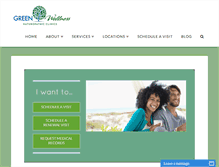 Tablet Screenshot of greenwellness.org